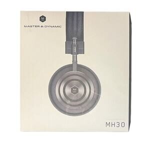 Master & Dynamic Mh30 Wired On Ear Headphones- Excellent Condition With Box